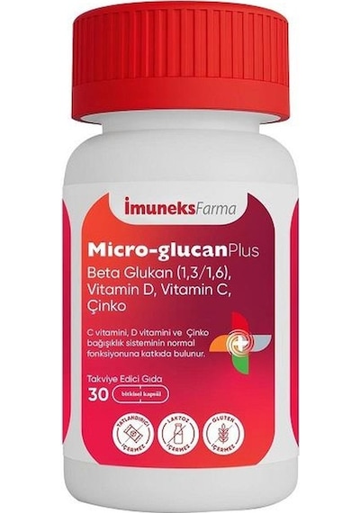 Imuneks Micro-Glucan Plus 30 Kapsül