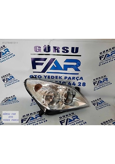 Opel Astra H 2007-2009 Far Sol Motor Üzerinde Oem No 1216659