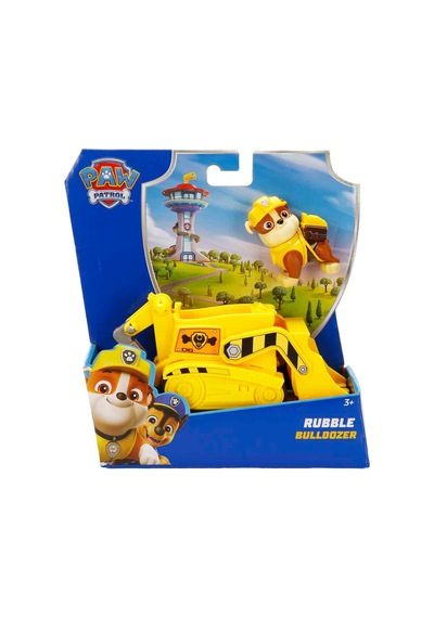 Paw Patrol Figür Ve Görev Aracı Rubble