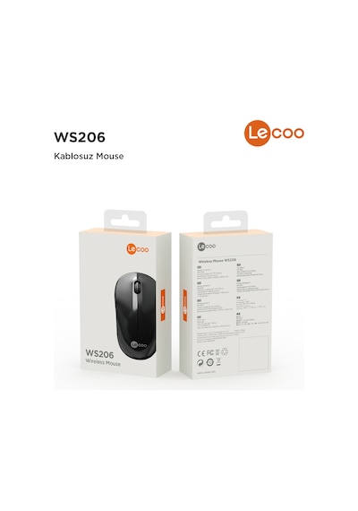 Lecoo WS206 Kablosuz 1200 DPI 3 Tuşlu Optik Mouse