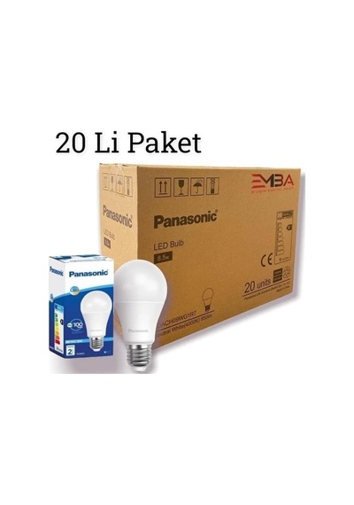 8.5 W - 60w 20 Adet Led Ampul E-27 Duy Beyaz Işık Diğer