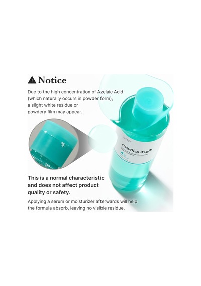 Azelaic Acid Niacinakarın Bölgesi Clarifying Toner Troubled Skin Care, Purifying & Calming İçin İdeal %4 Azelaik A
