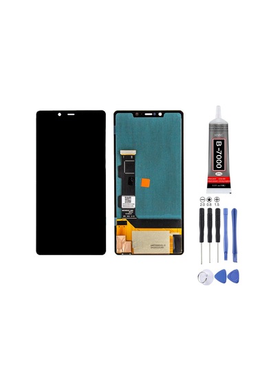 Xiaomi Mi 8se Uyumlu Lcd Ekran Çıtasız Oled Siyah Küçük Uyumlu Lcd Ekran + Montaj Kiti