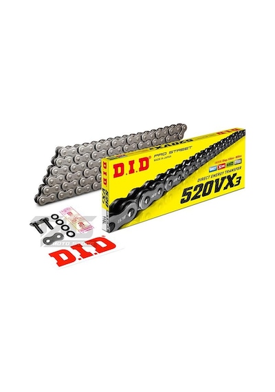 Did 520-118vx3 2013-2014 Husaberg Fe 250 Uyumlu Zincir Vx3 Xring Çelik Renk