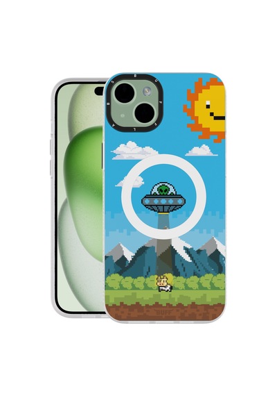 BuffiPhone Uyumlu 15 Magkit Desenli Kılıf