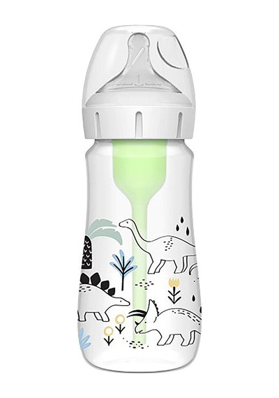 Db 91010 270 Ml Pp Geniş Ağız Anti-kolik Options+, Dinozor Desenli, Tekli Pak 3 Adet