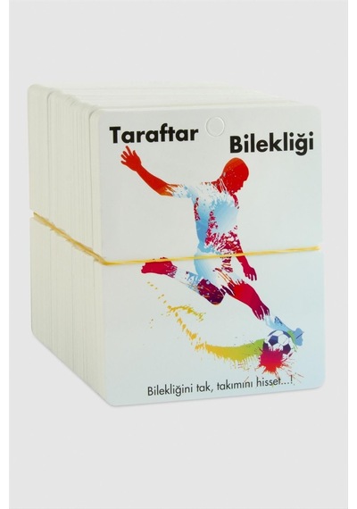 Taraftar - 955 - Bileklik - Nazblsmm - Kartı Beyaz