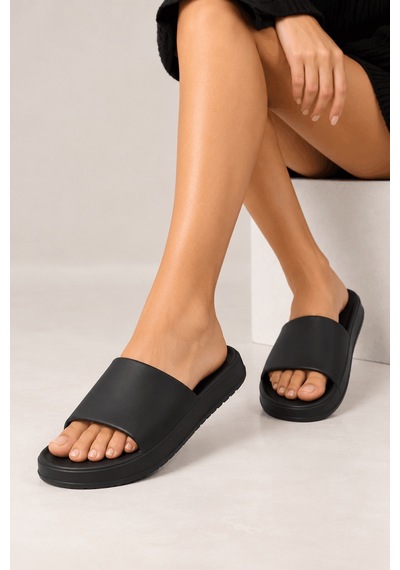 Selin Shoes İbiza Kadın Terlik - Siyah