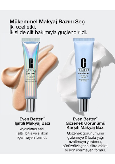 Clinique Even Better Light Reflecting Primer - Cilde Bakım Yapan Işıltılı Makyaj Bazı 30ml