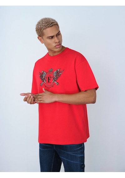 LOFT Loose Fit Erkek Tshirt K.kol Lf2036827 Q1.v1 Kırmızı