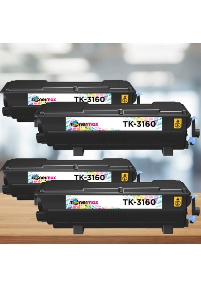 Kyocera Tk-3160 Uyumlu, Toner 4'lü Paket / P3045dn / P3050dn / P3055dn / P3060dn