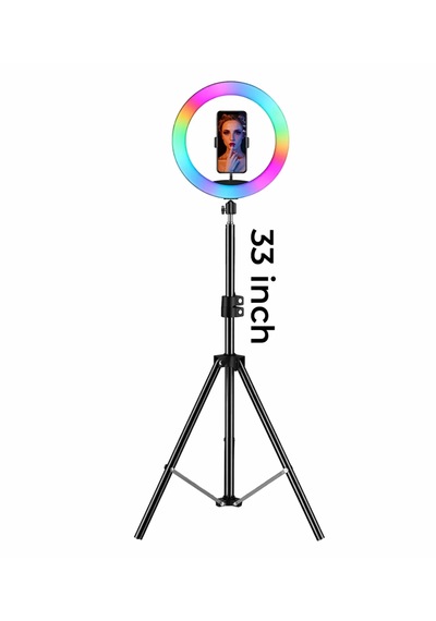 Katjmer Mj36 Ring Light Çok Renkli Fonksiyonlu 91cm Tripod Led