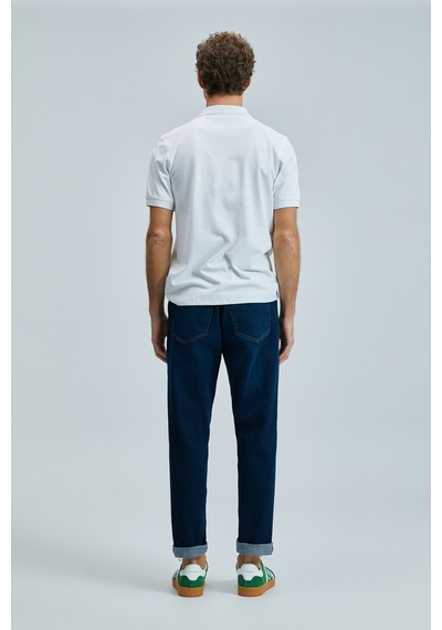 Lufian Erkek Polo Yaka T Shirt 111040220 Beyaz Beyaz