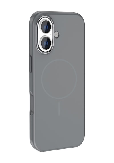 Apple Uyumlu iPhone 17 Kılıf M-safe Şarj Özellikli Metal Kamera Çerçeveli Zore Edi Silikon Kapak - Mor Mor