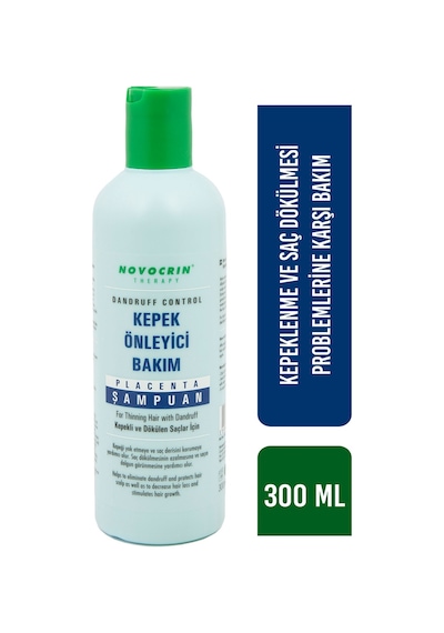 Novocrin Placenta Kepekli ve Saç Dökülmesine Karşı Şampuan 300 ML