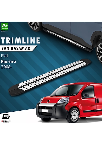 S-dizayn Fiat Fiorino Trimline Gri Yan Basamak 177 Cm 2008 Üzeri