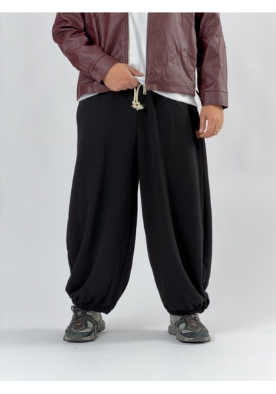 Cocopelli Siyah Oversize Baggy Erkek Pantolon Coc3414