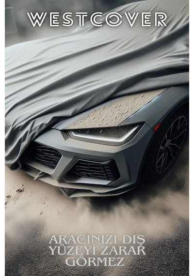 Audi R8 Spyder Performance Roadster Uyumlu Premium Oto Araba Brandası Gri
