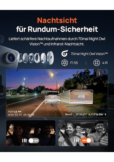 70mai T800e 4k Dashcam Araba 3 Kanallı, 4k+1080p+1080p Ön Arka İç 3 Kanallı Araç Kamerası, Hdr F1.55, Ir Gece Görüşü, 24h Park İzleme, Gps, G-sensor, Wifi 6, 64gb Sd Kartlı Süper Kapasitör 70mai T800e 4k Dashcam Araba 3 Kanallı, 4k+1080p+1080p Ön Arka İç 3 Kanallı Araç Kamerası, Hdr F1.55, Ir Gece Görüşü, 24h Park İzleme, Gps, G-sensor, Wifi 6, 64gb Sd Kartlı Süper Kapasitör