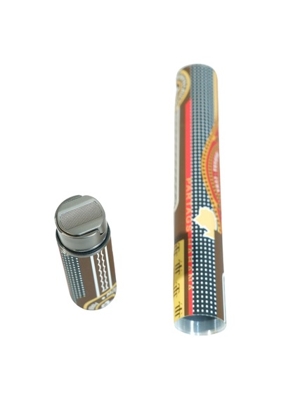 Cohiba Habanos Özel Üretim Metal Puro Tüpü & Tek Torch Pürmüz Puro Çakmağı