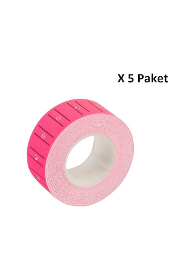 Bigpoint Fiyat Etiketi 10'lu Pembe X 5 Paket Diğer