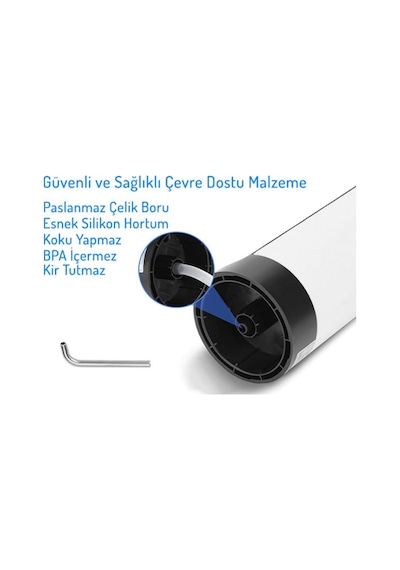 J-45 Starmax Usb Ile Şarj Edilebilir Elektrikli Otomatik Damacana Su Pompası Ensiga1000 Sm-8018 Beyaz