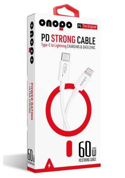 Onopo P6 PD 60 W Güçlü Kablo Type-C To Lightning Şarj Ve Data Kablo