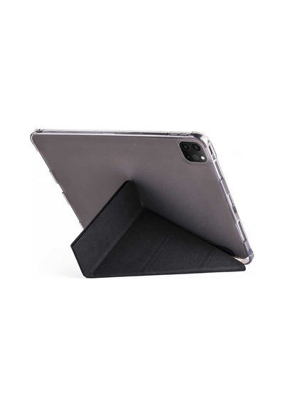 Apple Uyumlu iPad Pro 12.9 2022 M2 Kılıf Zore Tri Folding Kalem Bölmeli Standlı Kılıf Kapaklı Kılıf