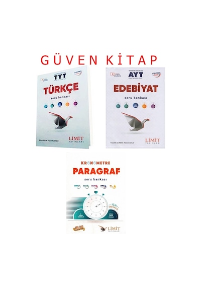 Limit Yayınları Tyt-Ayt Türkçe Edebiyat Paragraf Soru Bankası Set