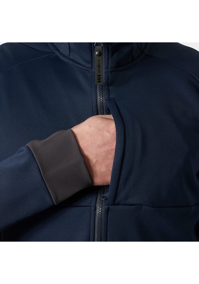 Tech Hooded Midlayer Jacket - Navy - L Lacivert