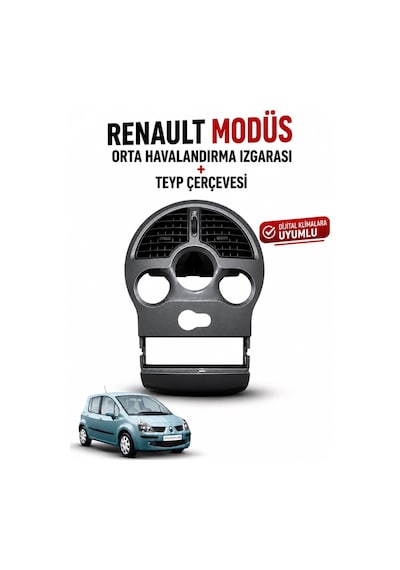 Renault Modüs Orta Havalandırma Izgarası Ve Teyp Çerçevesi 8200714638