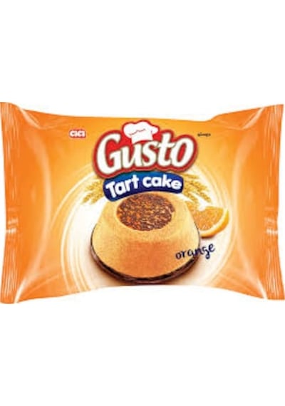 Gusto Tart Kek Portakal Jöleli 45 Gr. 24 Adet (1 Kutu)