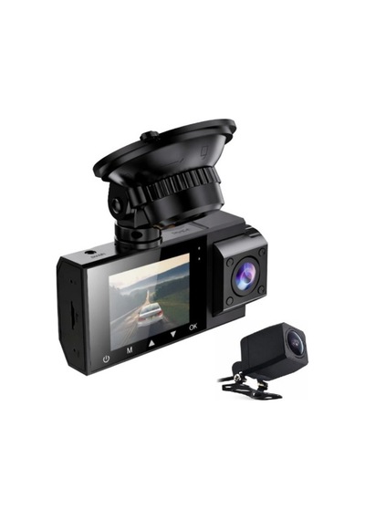 X11 Wifi 4k Uhd 3 Kanal Araç İçi Kamera Ön + Arka + İç Kayıt Gece Görüşlü Park Modu G-sensör
