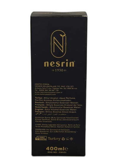 Cennet Bahçesi Kolonyası 80 Derece Özel Seri Kutulu Pet Şişe 400 Ml - Eau De Cologne