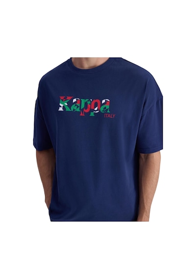 Kappa Erkek Comfort Fit T-shirt Mavi 
