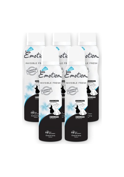 Emotion Invisible Fresh Kadın Sprey Deodorant 5 x 150 ML