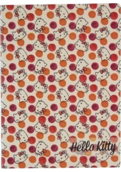 Hello Kitty Plastik Kapak 40 Yaprak Kareli Defter My Note 18,5 X 26