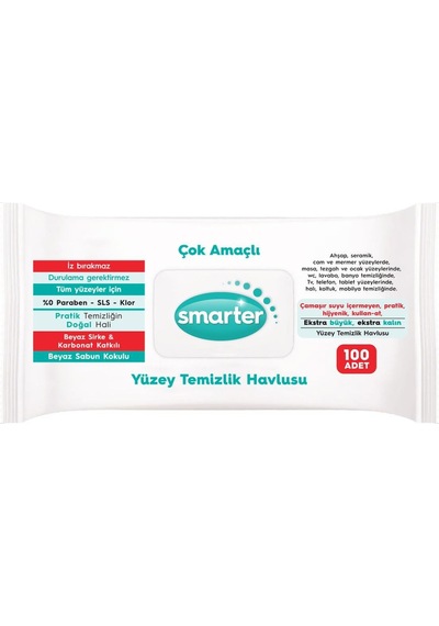 Smarter Yüzey Temizlik Havlusu 2 x 100 Yaprak