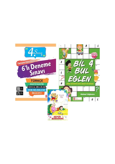 Ata 4.sınıf 6 Lı Deneme Sınavı + Bil Bul Eğlen