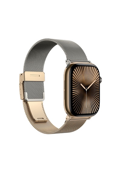 Watch 10 46mm Amazingthing Omni Styleflip Metal Hasır Kordon Rose Gold