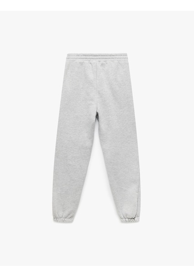 Koton Üç İplik Şardonlu Nakışlı Cepli Jogger Spor Eşofman Altı Gri Melanj 7wak40061nk Koton Üç İplik Şardonlu Nakışlı Cepli Jogger Spor Eşofman Altı Gri Melanj 7wak40061nk