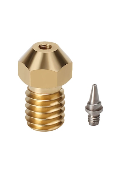 Koodmax 3d Yazıcı Nozzle M6 V5 V6 E3d Çelik Pirinç Mk8 Ekstrüder Memesi Baskı Kafası 0.2mm 1.75mm