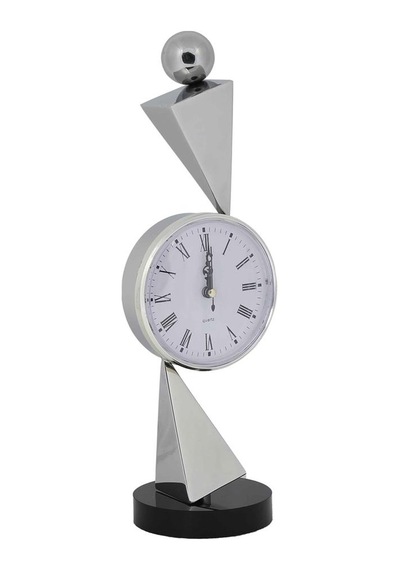 Vitale Night Silver Üçgen Masa Saati 11.5 10 34 Cm Ak.ku0006 Diğer