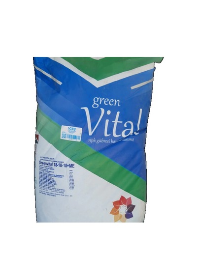 Greenvital 18.18.18 +Me 25 KG Npk Dengeli DaMLama Azot Fosfor Pot