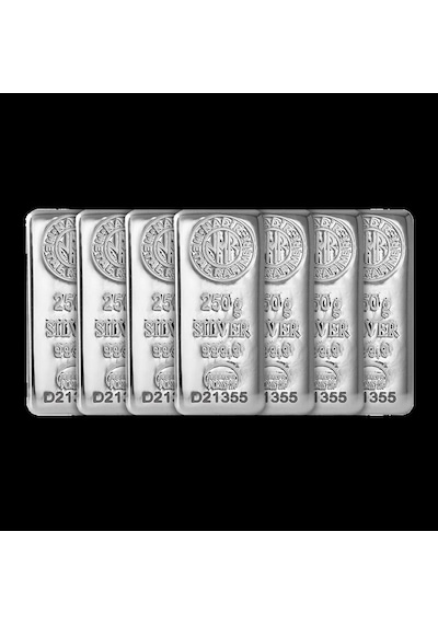 Rimagold 7 Adet Nadirgold 250 Gr Gümüş Külçe