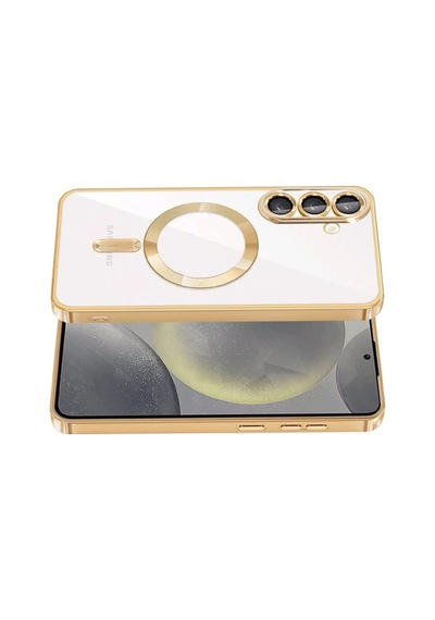Samsung Galaxy Uyumlu A37 5g Kross Magneticsafe Kapak - Gold Bz8683140919955