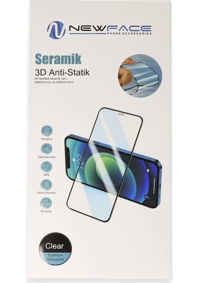 Samsung Uyumlu,  Galaxy S25 Fe 3d Antistatik Seramik Nano Ekran Koruyucu - Siyah