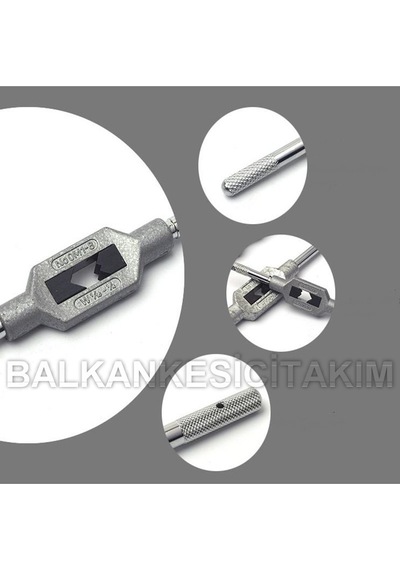 No 1 Kılavuz Kolu M1 -M10 Metrik İnç Kılavuz Tutma Kolu Çelik