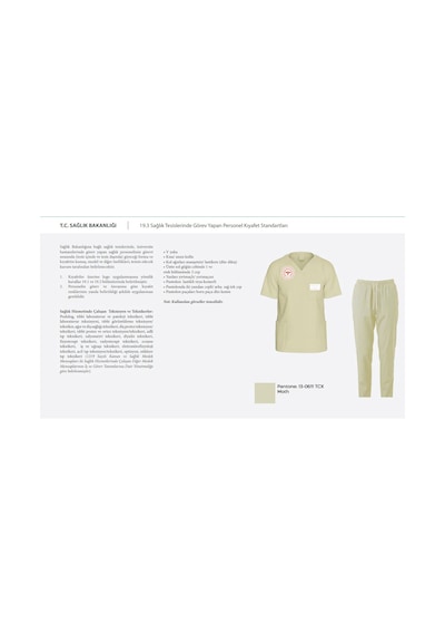 Unisex Bej Moth Teknisyen Tekniker Tıbbı Sekreter Scrubs Üniforma Takım Sağlık Bak.yeni Yön.uygun Bej