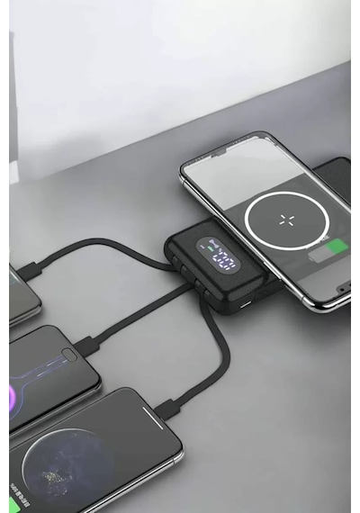 10.000 Mah Powerbank 4 Portlu Hızlı Şarj Dijital Göstergeli Çr 14966099